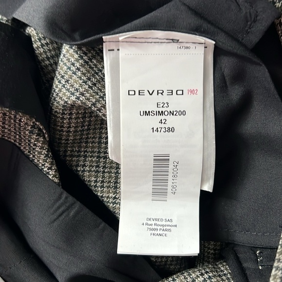 Devred 1902 NWT men’s straight leg pants eu 42 US 32 - Picture 12 of 13
